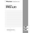 PIONEER PRV-LX1/KU/CA Instrukcja Obsługi