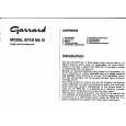 GARRARD SP25MKIII Instrukcja Obsługi GARRARD SP25MKIII Instrukcja Obsługi