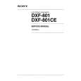 SONY DXF-801CE Instrukcja Serwisowa