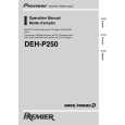 PIONEER DEH-P250/XN/UC Instrukcja Obsługi