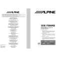 ALPINE 3DE-7886RS Instrukcja Obsługi