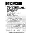 DENON DRA275RD Instrukcja Obsługi