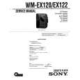 SONY WM-EX120 Instrukcja Serwisowa