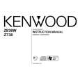 KENWOOD Z738 Instrukcja Obsługi