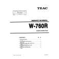 TEAC W760R Instrukcja Serwisowa