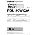 PIONEER PDU-50WX2A/TUCYV/1 Instrukcja Serwisowa