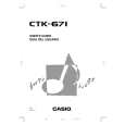 CASIO CTK671 Instrukcja Obsługi