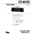 SONY CFSW420S Instrukcja Serwisowa