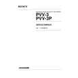 SONY PVV3 VOLUME 1 Instrukcja Serwisowa