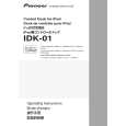 PIONEER IDK-01/TUCJFXCN Instrukcja Obsługi