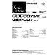 PIONEER GEX007E/MB Instrukcja Serwisowa