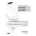 SAMSUNG DVD-HR737 Instrukcja Obsługi