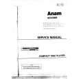 ANAM ACD550R Instrukcja Serwisowa