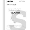 TOSHIBA TLP-C001 Instrukcja Serwisowa