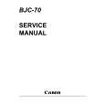 CANON BJC-70 Instrukcja Serwisowa