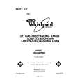 WHIRLPOOL SF3300EPW0 Katalog Części
