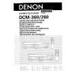 DENON DCM-360 Instrukcja Obsługi