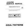ALPINE CDA-7876RB Instrukcja Serwisowa