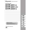 PIONEER DVR-231-S/KUXV/CA Instrukcja Obsługi