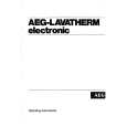 AEG Lavatherm Electronic Instrukcja Obsługi