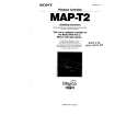 SONY MAP-T2 Instrukcja Obsługi