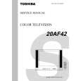 TOSHIBA 20AF42 Instrukcja Serwisowa