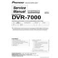 PIONEER DVR-7000/WL/RD Instrukcja Serwisowa