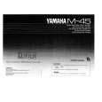 YAMAHA M-45 Instrukcja Obsługi