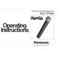 PANASONIC WXTP458 Instrukcja Obsługi