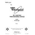 WHIRLPOOL RF306BXVN3 Katalog Części