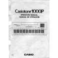 CASIO CASIOTONE1000P Instrukcja Obsługi