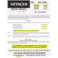 HITACHI 50VX500 Instrukcja Serwisowa