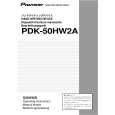 PIONEER PDK-50HW2A/UCYVLDP Instrukcja Obsługi