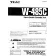 TEAC W485C Instrukcja Obsługi