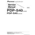 PIONEER PDP-S40/XTW/E5 Instrukcja Serwisowa