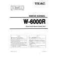 TEAC W-6000R Instrukcja Serwisowa