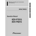 PIONEER KEH-P7015/XM/ES Instrukcja Obsługi