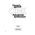 OBERHEIM OB-X Instrukcja Obsługi