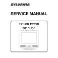 SYLVANIA 6615LDF Instrukcja Serwisowa