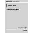 PIONEER AVH-P7950DVD/RI Instrukcja Obsługi