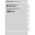 PIONEER DEH-171/XM/EW Instrukcja Obsługi