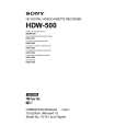 SONY HKDV-501 Instrukcja Obsługi
