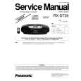 PANASONIC RX-DT39 Instrukcja Serwisowa