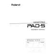 ROLAND PAD-5 Instrukcja Obsługi