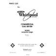 WHIRLPOOL GCG2901XSN0 Katalog Części