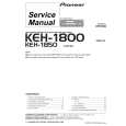 PIONEER KEH-1800/XM/UC Instrukcja Serwisowa