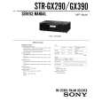 SONY STR-GX390 Instrukcja Serwisowa