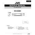 JVC KDSX885 Instrukcja Serwisowa