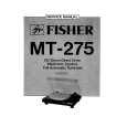 FISHER MT-275 Instrukcja Serwisowa