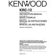 KENWOOD KRC12 Instrukcja Obsługi